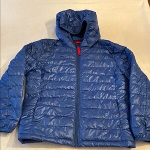 Primary lightweight puffer jacket with hood